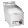 Plancha GPL 320E-G Bartscher: Placa lisa cromada y potencia 3000W