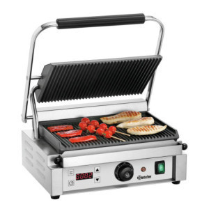 Grill de contacto Panini 1RDIG Bartscher - Rendimiento y versatilidad