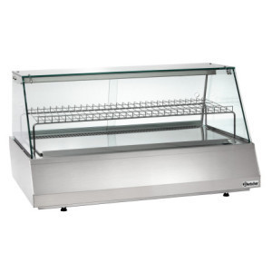 Bartscher refrigerated display case 3/1 GN flat glass | Optimal preservation