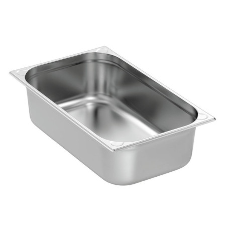 SEO optimized Title Tag: **GN 1/1 P150 Basic Line Stainless Steel Tray - Bartscher**