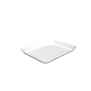 Plato de presentación blanco de alta gama de melamina - 17W-150x190 Bartscher