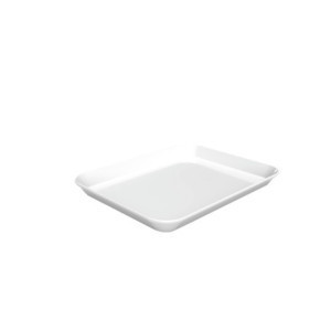 Plato de presentación blanco de alta gama en melamina - 17W-150x190 Bartscher