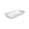 High-quality white melamine presentation dish - Bartscher