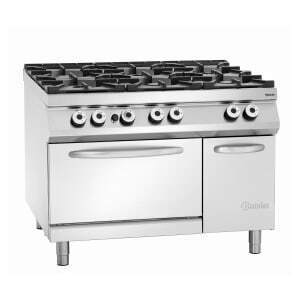 Cocina Serie 900 - 6 fuegos vivos Bartscher