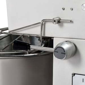 Pétrin 20 L Dynasteel - Cuenco Extraíble, Cabeza Elevable