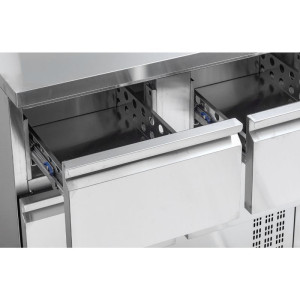 Mesa Refrigerada Positiva - 4 Cajones GN 1/2 - Dynasteel