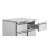 Mesa Refrigerada Positiva - 4 Cajones GN 1/2 - Dynasteel