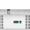 Meuble para Pizza Refrigerado Techo Inox 8 x GN1/6 - 2 Puertas y 2 Cajones - Dynasteel