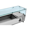 Vitrina refrigerada para ensaladas 6 x GN 1/3 Dynasteel: Frescura y organización óptimas