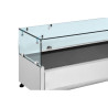 Saladette Refrigerada Vidriada GN 1/3 y 1/2 - Dynasteel Eficaz