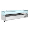 Saladette Refrigerada Vidriada GN 1/3 y 1/2 - Dynasteel Eficaz