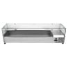 Saladette Refrigerada para Colocar con Vidrio - 7 x GN 1/3 - Dynasteel