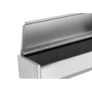 Saladette Refrigerada para Colocar Tapa Inox - 6 x GN 1/4 - Dynasteel