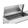 Saladette Refrigerada para Colocar Tapa Inox - 3 x GN 1/3 + 1 x GN 1/2 - Dynasteel