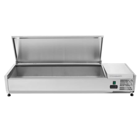 Refrigerated Saladette to Place Stainless Steel Lid - 6 x GN 1/3 - Dynasteel