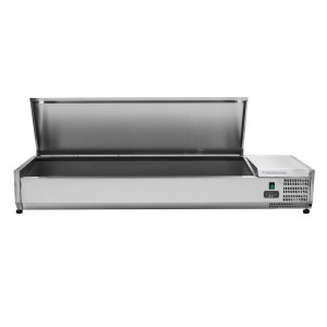 Saladette Refrigerada para Colocar Tapa Inox - 7 x GN 1/3 - Dynasteel