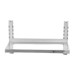 Stainless Steel Wall Shelf on Brackets - L 600 x D 300 mm - Dynasteel