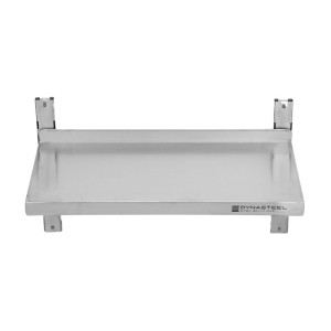 Estante de Pared en Acero Inoxidable sobre Cremalleras - L 600 x P 300 mm - Dynasteel