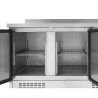 Mesa Refrigerada Positiva GN 1/1 Con Backsplash - 3 Puertas - Dynasteel