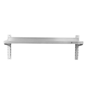 Estante de Pared en Acero Inoxidable sobre Cremalleras - L 1200 x P 300 mm - Dynasteel