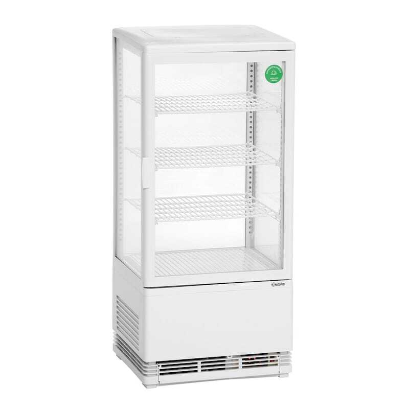 Vitrina refrigerada profesional Bartscher Mini - 78 L Blanca