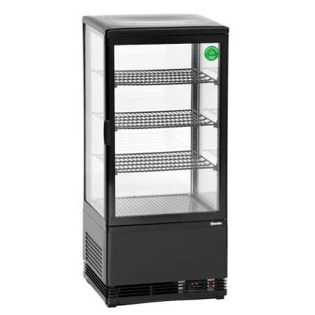 Vitrina refrigerada profesional Bartscher - 78 L negra