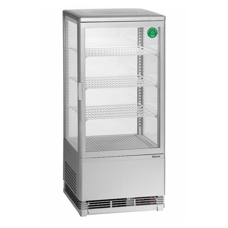 Vitrina refrigerada profesional Bartscher - 78 L plata