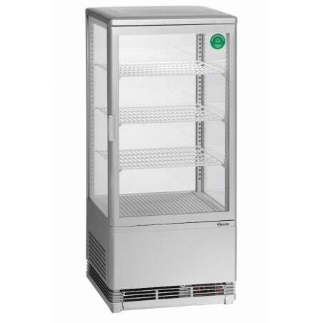 Vitrina refrigerada profesional Bartscher - 78 L plata