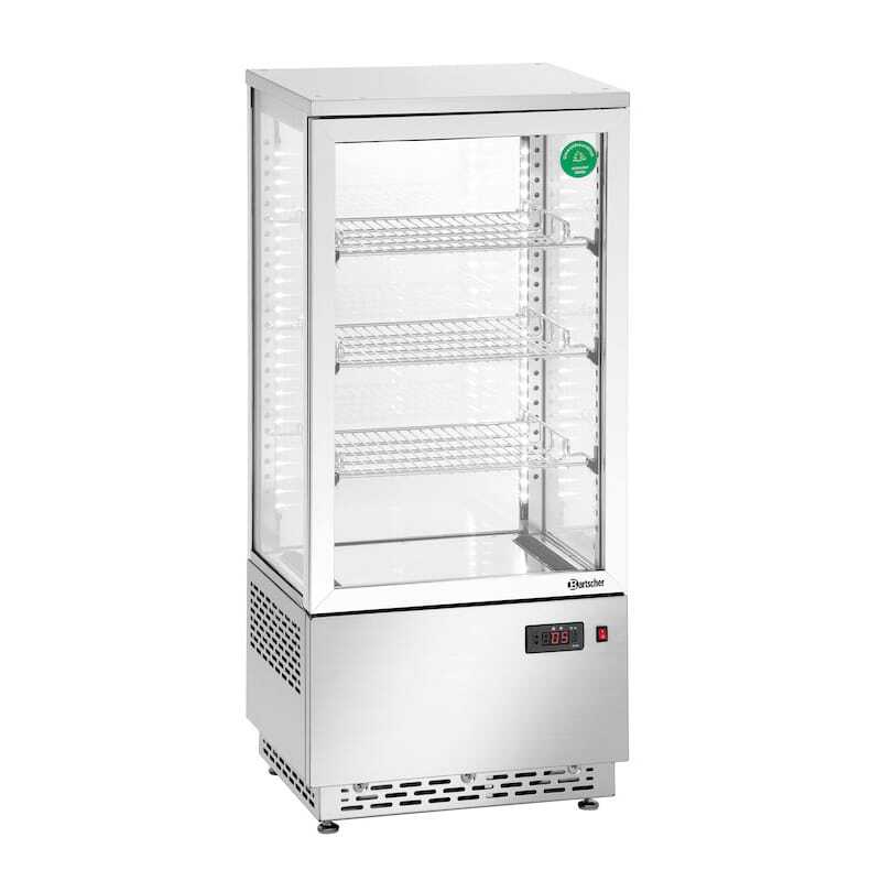 Vitrina refrigerada profesional Bartscher - 78 L acero inoxidable