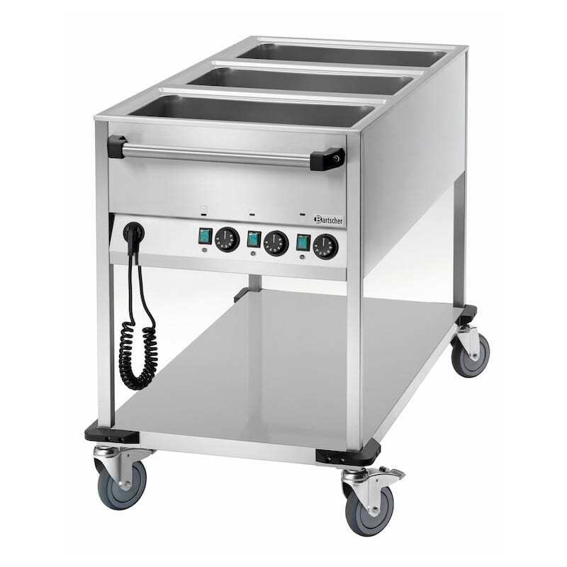 Chariot à Bain-Marie - 3 GN 1/1