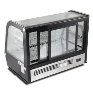 Vitrina Refrigerada de Mostrador 160 L - Curvada - Dynasteel