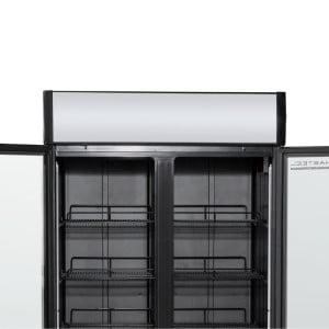 Vitrine para Bebidas 736 L 2 Puertas de Cristal 2-8 °C R290