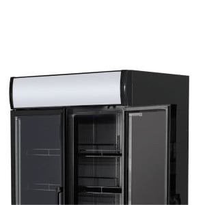 Vitrina Refrigerada para Bebidas - 2 Puertas - 736 L con Canopy - Dynasteel