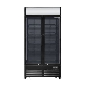 Vitrine para Bebidas 736 L 2 Puertas de Cristal 2-8 °C R290