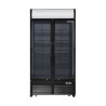 Vitrine para Bebidas 736 L 2 Puertas de Cristal 2-8 °C R290