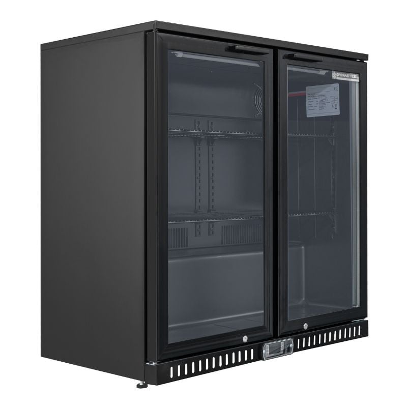 Arrière-Bar Refrigerado 209 L 2 Puertas de Vidrio — Ventilado