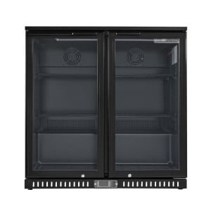 Arrière-Bar Refrigerado 209 L 2 Puertas de Vidrio — Ventilado