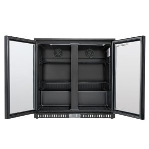 Arrière-Bar Refrigerado 209 L 2 Puertas de Vidrio — Ventilado