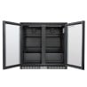Arrière-Bar Refrigerado 209 L 2 Puertas de Vidrio — Ventilado