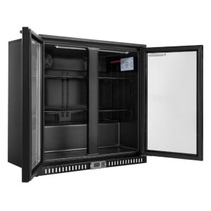 Arrière-Bar Refrigerado 209 L 2 Puertas de Vidrio — Ventilado