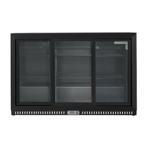 Bar Trasero Refrigerado Skinplate - 3 Puertas de Vidrio Deslizantes - 328 L - Dynasteel