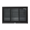 Bar Trasero Refrigerado Skinplate - 3 Puertas de Vidrio Deslizantes - 328 L - Dynasteel