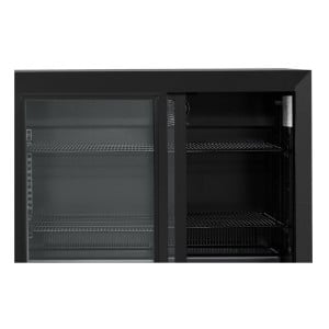 Bar Trasero Refrigerado Skinplate - 3 Puertas de Vidrio Deslizantes - 328 L - Dynasteel