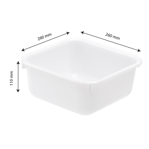 Cuvette Cuadrada - 4,5L - Blanco - Gilac