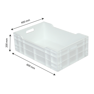 Caja 600 X 400 Llena 40L Blanco