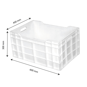 Caja Llena 60 L - 600 x 400 - Blanco - Gilac