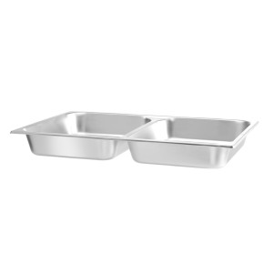 Bandeja GN 1/1 para Chafing Dish con 2 compartimentos Hendi