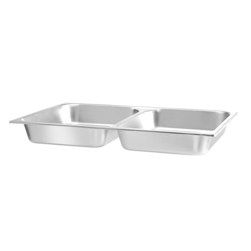 Bandeja GN 1/1 para Chafing Dish con 2 compartimentos Hendi