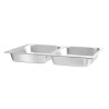 Bandeja GN 1/1 para Chafing Dish con 2 compartimentos Hendi