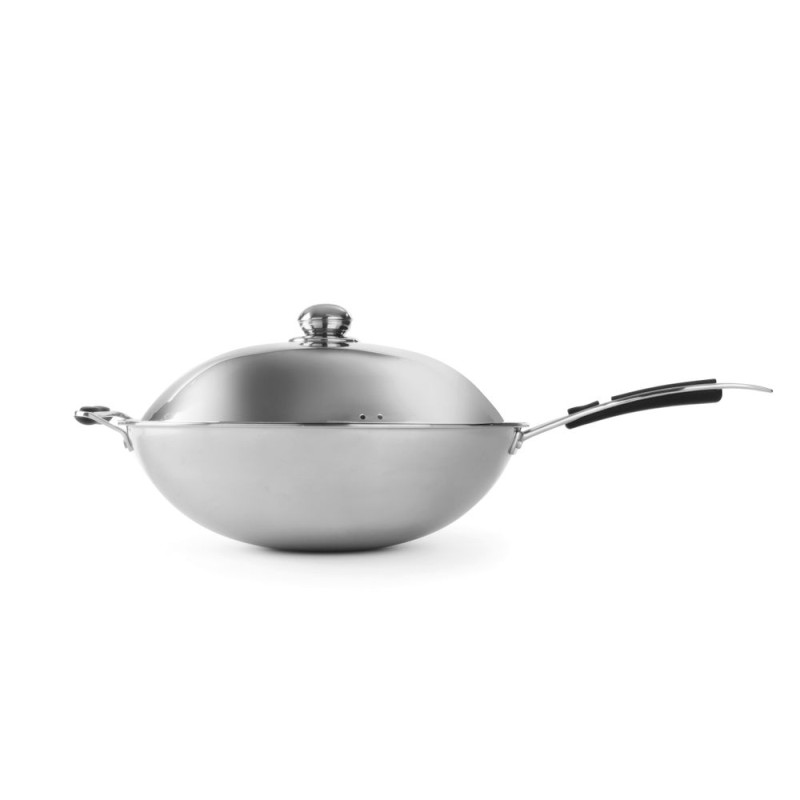 Wok de inducción de acero inoxidable - HENDI